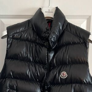 Moncler Black Puffer Vest